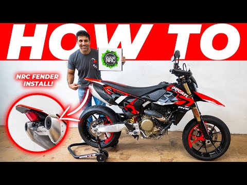 Ducati Hypermotard 698 RVE Mono NRC Fender Eliminator Kit Installation | Motomillion