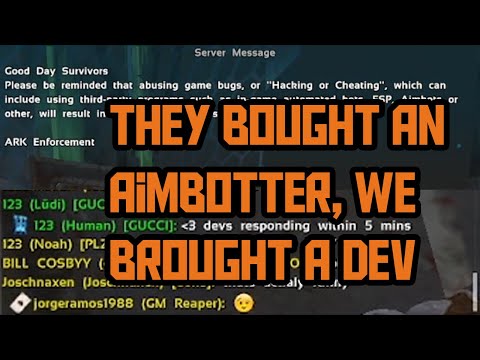 They Bought An Aimbotter, We Brought A Dev - Ark Official Small Tribes PVP