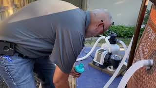 How to connect a vacuum to an above ground pool. Intex, Bestway, or Coleman