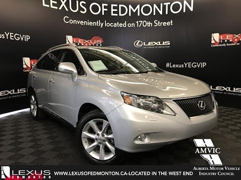Used Silver 2011 Lexus RX 350 Ultra Premium Package 1 In Depth Review Drayton Valley Alberta
