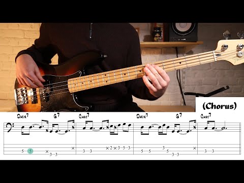 Maroon 5 - Sunday Morning (Bass cover) (Play along TABS + pdf)