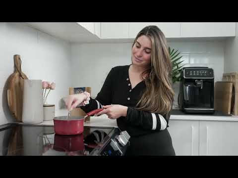 Velvety Hot Chocolate made with real Belgian Chocolate Flakes