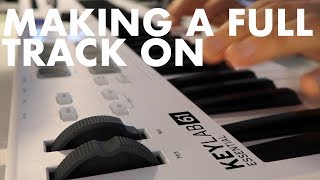 Making a beat on the  KeyLab 61 Essential from Arturia