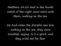 Walk on the water (Lyrics) 