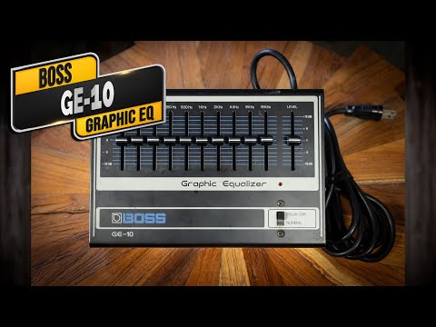 Boss GE-10 Graphic Equalizer 1980s Made In Japan Serial #852555 image 8