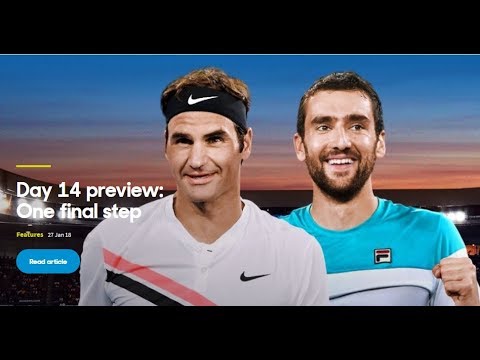 Australian Open 2018 -  Cilic v Federer
