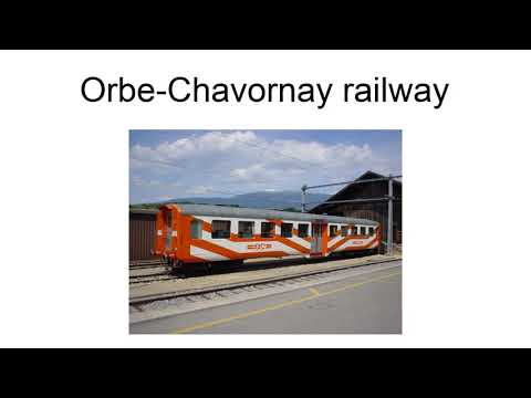 Orbe-Chavornay Railway