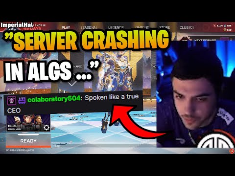 TSM ImperialHal on Pros complaining at SERVER CRASH in $125,000 ALGS Pro League..