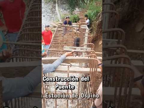 Seguimos los trabajos de la Construcción del Puente sobre el "RÍO LA ESTACIÓN" del  Municipio Ospino