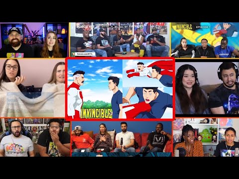 YouTubers React To (Omni-Man) Nolan Training Mark | Invincible S1 Ep1 First Training Reaction Mashup