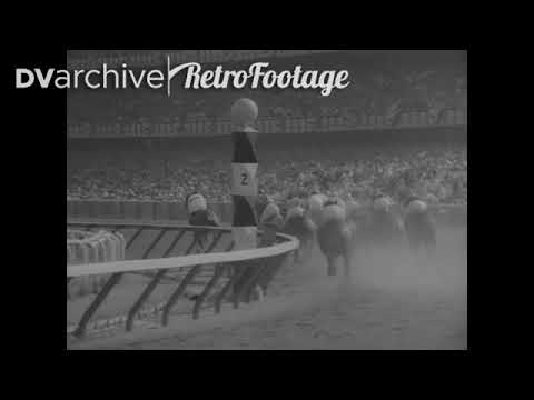 1966 - The Belmont Stakes race begins at the Aqueduct Racetrack