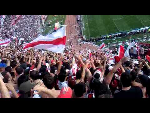 "river vs boca - gol de ponzio. yo soy de river porque el mundo me hizo asi!!" Barra: Los Borrachos del Tablón &bull; Club: River Plate
