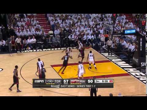 NBA, playoff 2016, Raptors vs. Heat, Round 2, Game 3, Move 39, DeMarre Carroll, layup