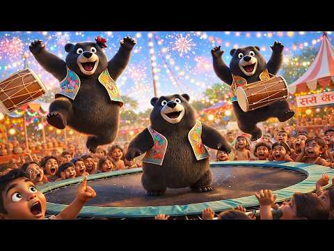 Kalu Madari Aaya | कालू मदारी आया काला अपना भालू लाया | Hindi Rhymes And Baby Songs | Kids Rhymes