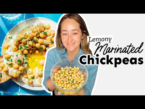 Lemony Marinated Chickpeas