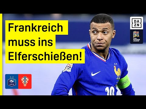 Frankreich - Kroatien | Viertelfinale - Rückspiel | UEFA Nations League | DAZN Highlights