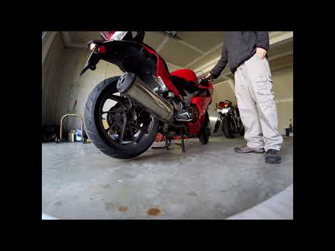 2014 VFR stock exhaust vs SC Project Conic
