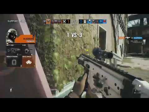 R6 Blackbeard 1v5 clutch in under 60 seconds
