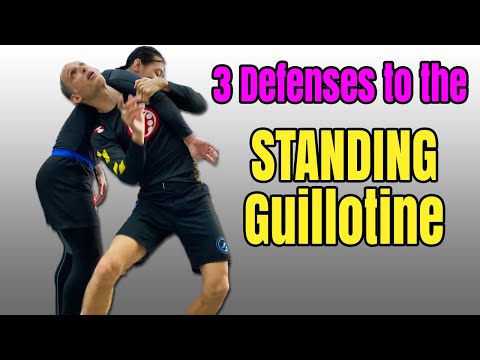 3 Defenses to the STANDING Guillotine (BJJ/Jiu-Jitsu/Judo)