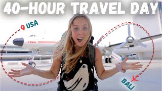 FLYING TO BALI ALONE (40 hour travel day)