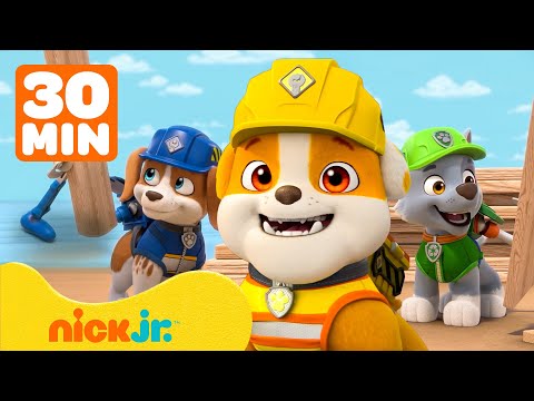 Rubble | Os melhores resgates e amigos do Rubble! 🚧🐾 | Nick Jr. em Português