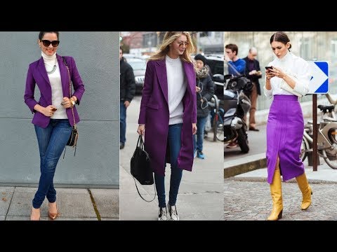 COLORES DE MODA 2020 Otoño invierno COLOR MORADO, MALVA, ULTRAVIOLET / Fashion Love