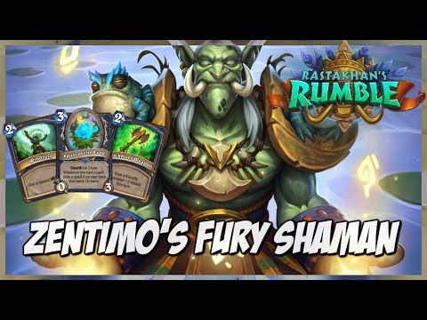 Zentimo's Fury Shaman | Surviving Standard 135 | Hearthstone | Rastakhan's Rumble