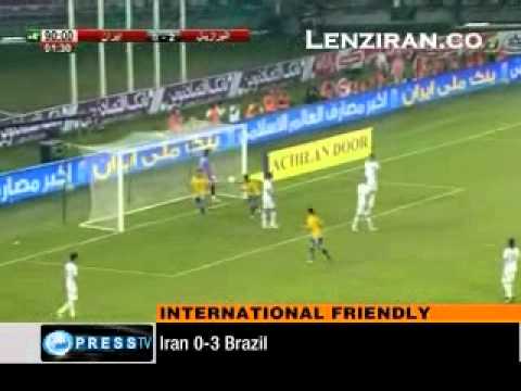 Iran lost football 3 to 0 to Brazil in Abu Dhabi