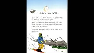 Uncle John Loves to Ski