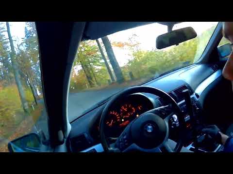 E46 325 Touring polish Touge drift: first attempts
