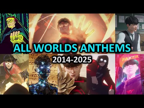 EVERY WORLDS SONG (2014-2025) | LEAGUE OF LEGENDS | LoL WORLDS ANTHEMS