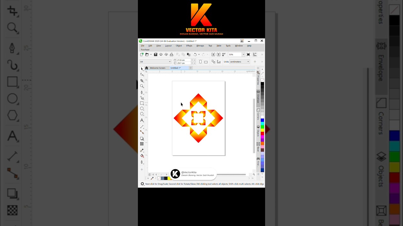 Simple Squares Epic Logo in CorelDRAW #coreldraw #logo #logodesign #coreldrawtutorial #tutorial