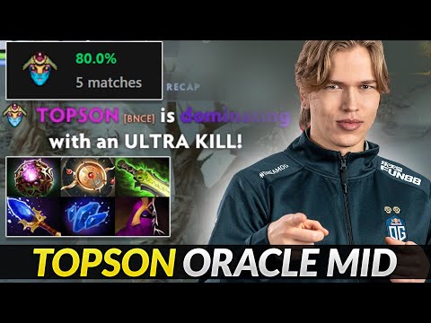 Topson Oracle MID against TA - Still get ULTRAKILL what a BEAST