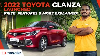 Toyota Glanza 2022 Launched - Price in India, Features & More | CarWale