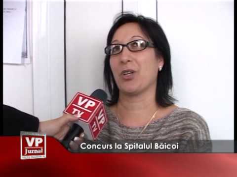 Concurs la Spitalul Băicoi