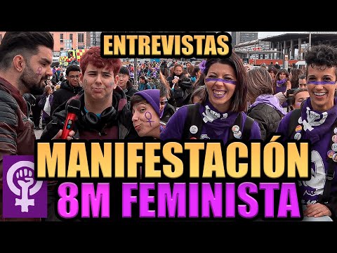INTERVIEWS WITH FEMINISTS AT THE 8M FEMINIST DEMONSTRATION: DO WOMEN HAVE FEWER RIGHTS THAN MEN?