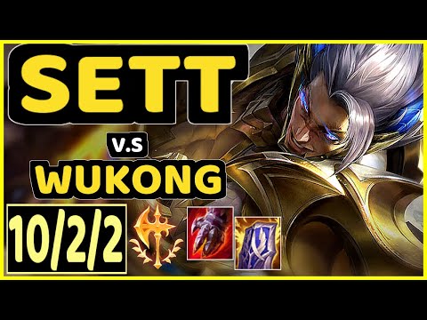 ODOAMNE (SETT) vs WUKONG - 10/2/2 KDA TOP CHALLENGER GAMEPLAY - EUW