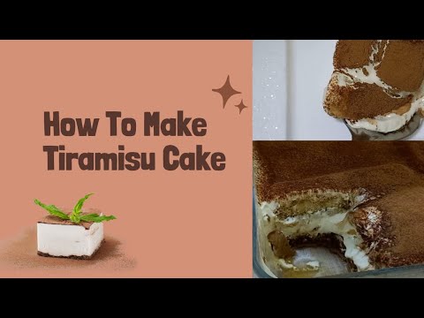 Tiramisu  Recipe || How to Make Tiramisu .