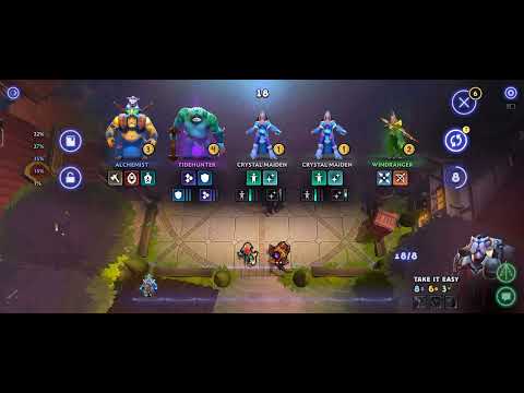 Dota Underlords Gameplay - Warrior and Spirits Alliance