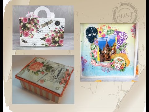 ManosalaObraTv 2018 Programa 75 - Decouapge - Pintura Decorativa - Scrap