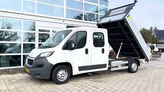 شاحنة قلابة < 3.5طن Peugeot Boxer 335 2.2 96KW HDI L3 XR DOKA Dubbelcabine Kipper Tipper | صورة 4 - Autoline