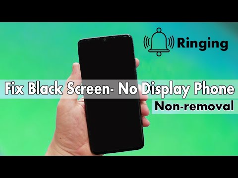 How To Fix Black Screen Problem on Android Phone (Non-Removable Battery) Fix Black screen No Display