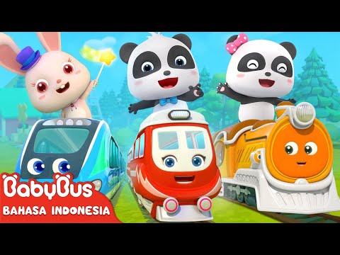 Permen Ajaib 🚆| Lagu Mobil | Kumpulan Film Bayi Panda Ajaib | Lagu Anak | BabyBus Bahasa Indonesia