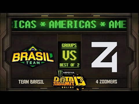 Brasil vs 4Zoomers Game 1 - Monster Energy Dota Summit 13 Online NA/SA: Groups w/ rkryptic & Neph