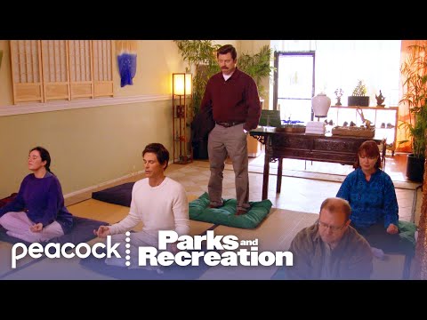Ron Swanson vs. meditation | Parks and Recreation