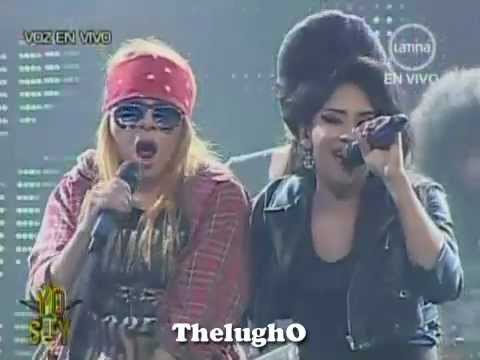 Yo Soy Axl Rose y Amy Winehouse "Sweet Child O'Mine" (06/08/2012) - Yo Soy 2da Temporada