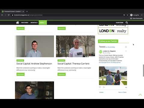 London Inc Magazine - SlyFox Web Design & Marketing - Web Design Project