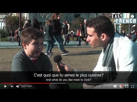Easy French 24 - Qu'est-ce que tu veux faire quand tu seras grand? (I)