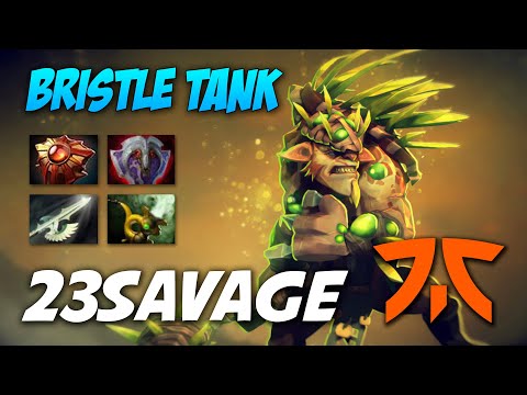 Fnatic.23savage BRISTLE TANK - Dota 2 Pro Gameplay [Watch & Learn]