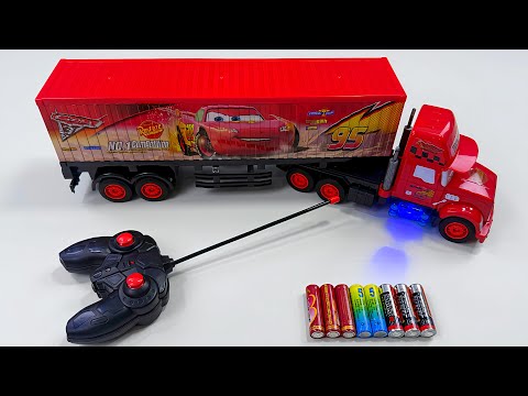 Unboxing city transportation RC trucks,RC Off-road police car,RC Monster Truck,EV Robot dog
